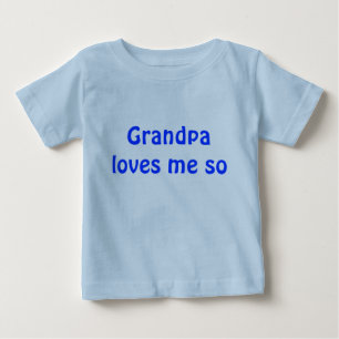 Großvater-Lieben ich so Baby T-shirt