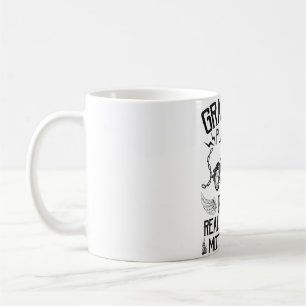 Großvater Motorrad lustige Lama-Geschenke lustige Kaffeetasse