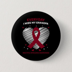 Großvater Multiples Myelom Grandpa Blutkrebs Button