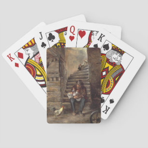 Großvater nach seinem Großvater Spielkarten