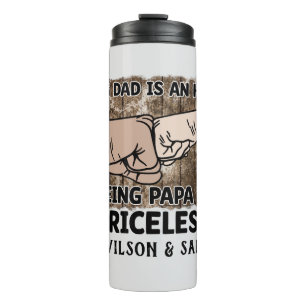 Großvater Papa ist unbezahlbar Vater Thermosbecher