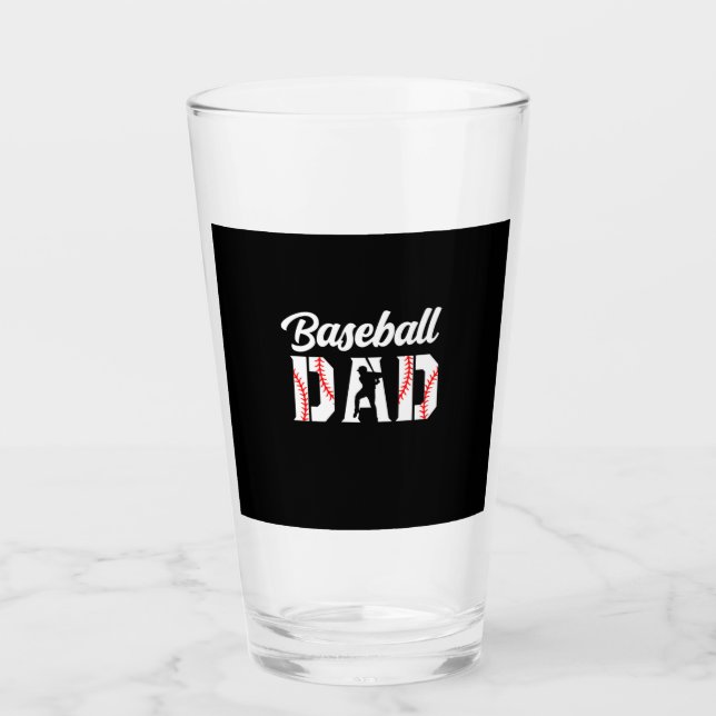 Großvater Quotes | Baseball-Vater Glas (Vorderseite)