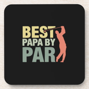 Großvater Quotes   Beste Papa Par Golf Getränkeuntersetzer