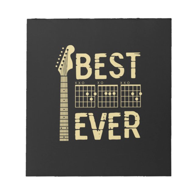 Großvater Quotes | Beste Vater-Gitarre je Notizblock (Vorderseite)