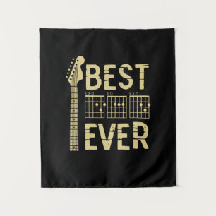Großvater Quotes Beste Vater-Gitarre je Wandteppich
