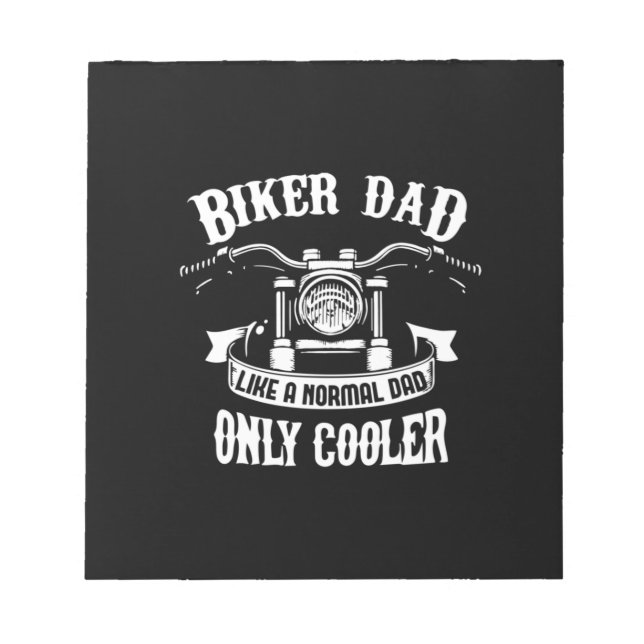 Großvater Quotes | Bester Biker-Vater Notizblock (Vorderseite)