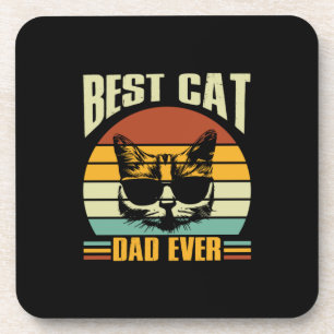 Großvater Quotes   Bester Cat Vater je Getränkeuntersetzer