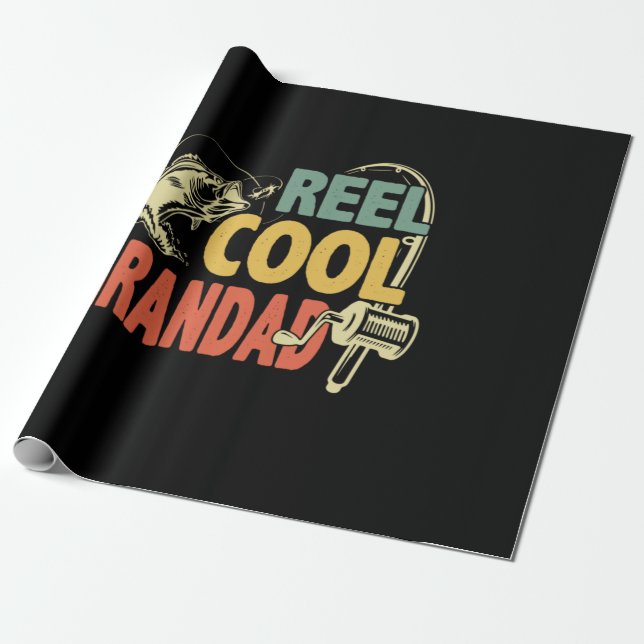 Großvater Quotes | Cooler Großfisch Geschenkpapier (Ungerollt)