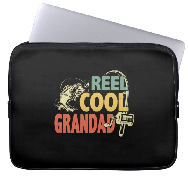 Großvater Quotes | Cooler Großfisch Laptopschutzhülle (Vorderseite)