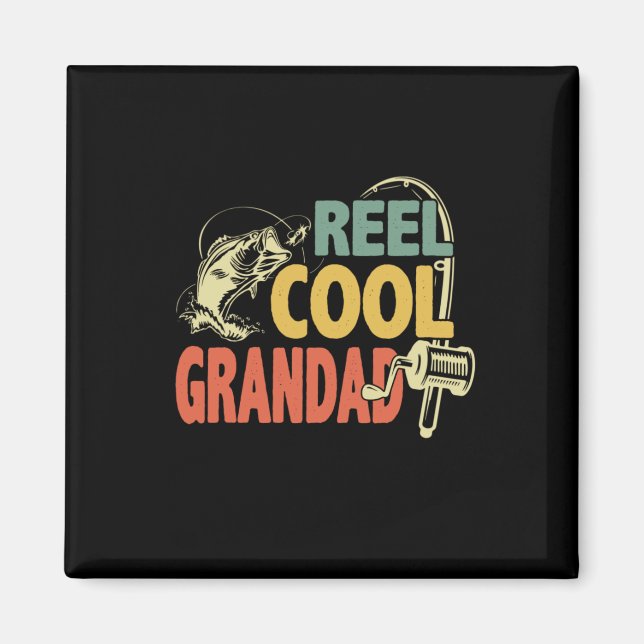 Großvater Quotes | Cooler Großfisch Magnet (Vorne)
