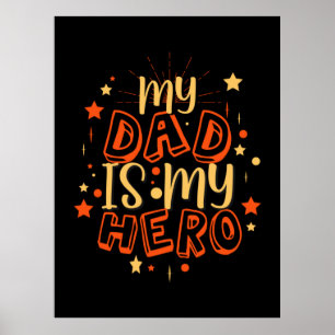 Großvater Quotes   Mein Vater ist mein Held Poster