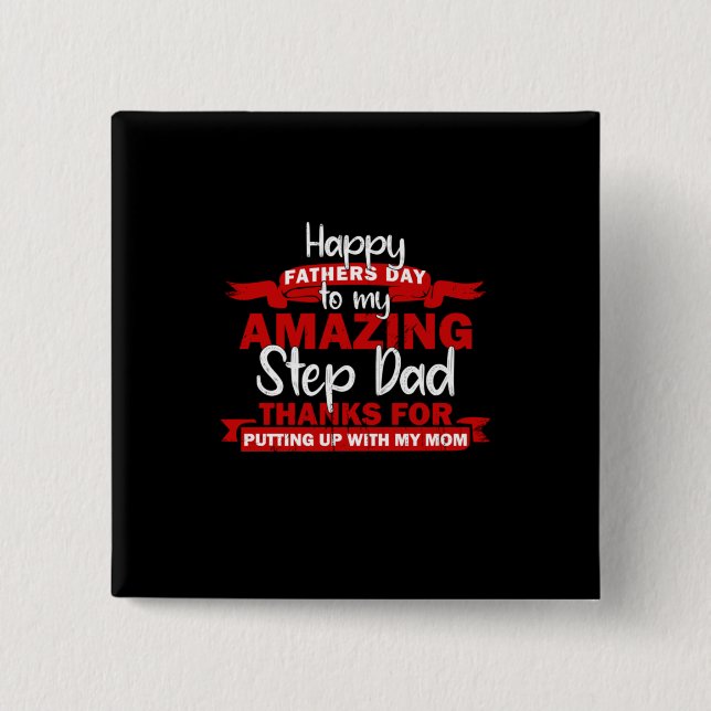 Großvater Quotes | Phantastisch Step Daddy Button (Vorderseite)