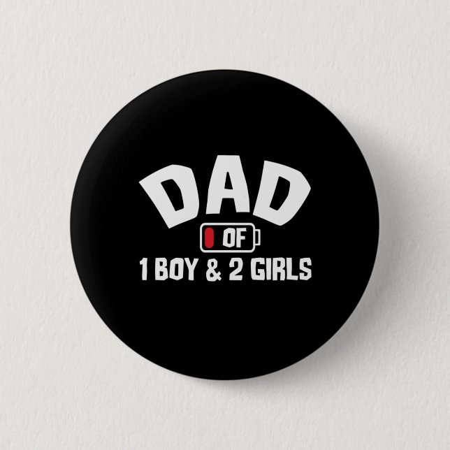 Großvater Quotes | Vater eines Jungen Button (Vorderseite)