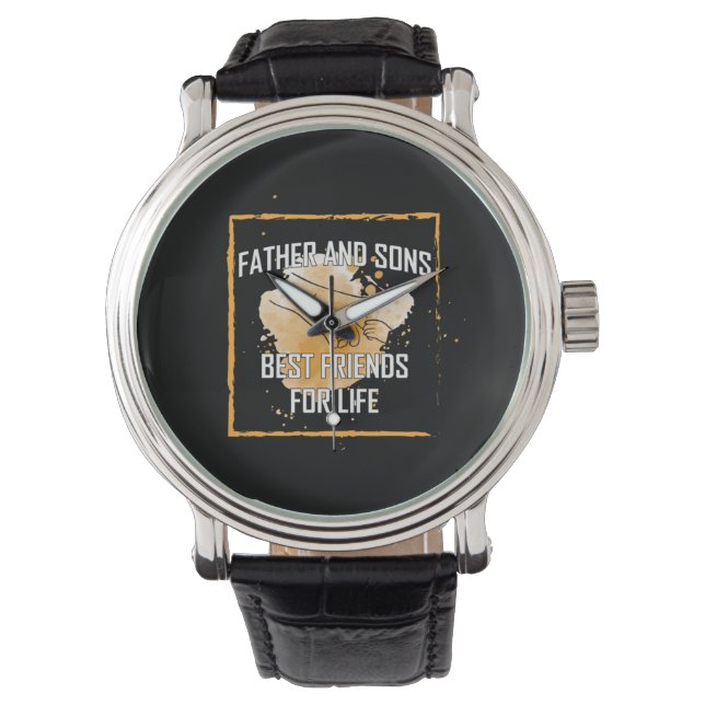 Großvater Quotes | Vater und Sohn bester Freund Armbanduhr (Vorderseite)