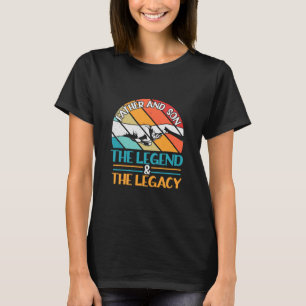 Großvater Quotes Vater und Sohn der Legende T-Shirt