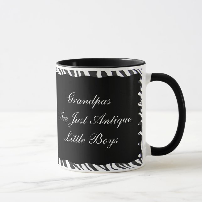 GROSSVÄTER SIND WENIG BOYS-MUG GERADE ANTIK TASSE (Rechts)