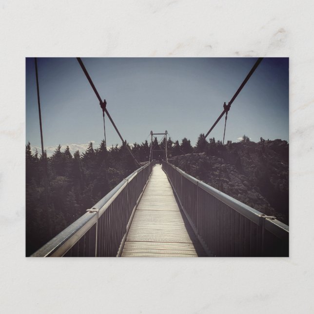 Großvater Staat Park Hängebrücke Postkarte (Vorderseite)