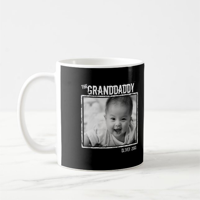 Großvater "The Granddaddy" personalisiertes Foto Kaffeetasse (Links)