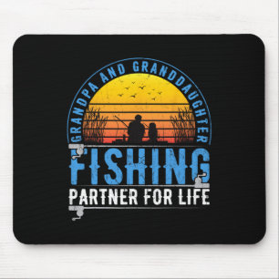 Großvater und Großtochter, die lebenslang Budgethi Mousepad