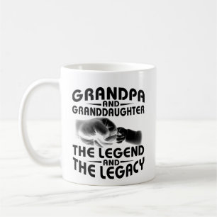 Großvater und Großtochter Match Kaffeetasse