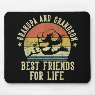 Großvater und Großvater Beste Freunde des Lebens Mousepad