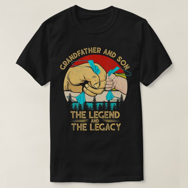 Großvater und Großvater das Vermächtnis Fett T-Shirt (Design vorne)