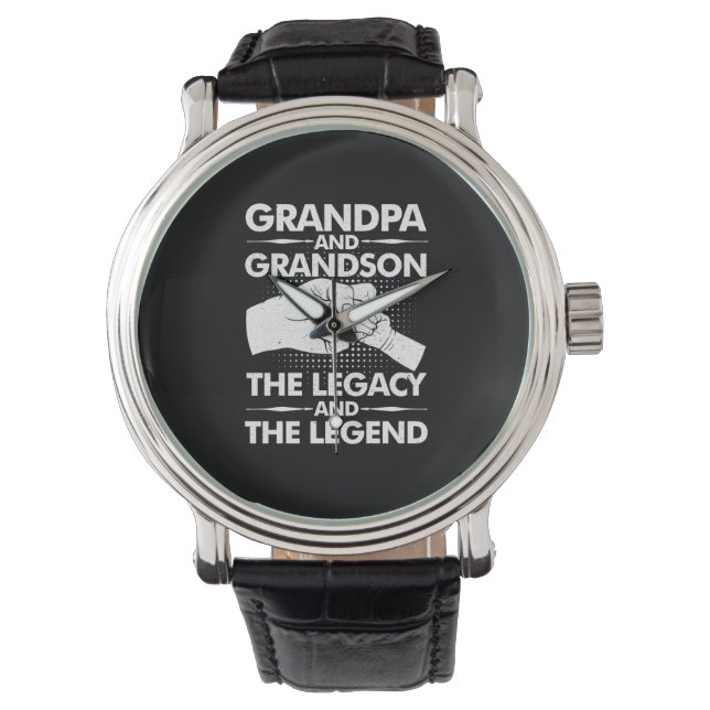 Großvater und Großvater das Vermächtnis und das Ve Armbanduhr (Vorderseite)