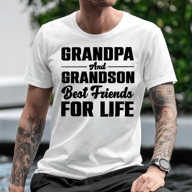 Großvater und Großvater - die besten Lebensfreunde T-Shirt (Von Creator hochgeladen)