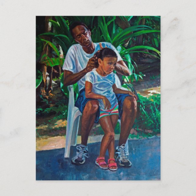 Großvater und Kind 2010 Postkarte (Vorderseite)