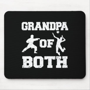 Großvater von Funny Volleyll und Karate Opa Mousepad