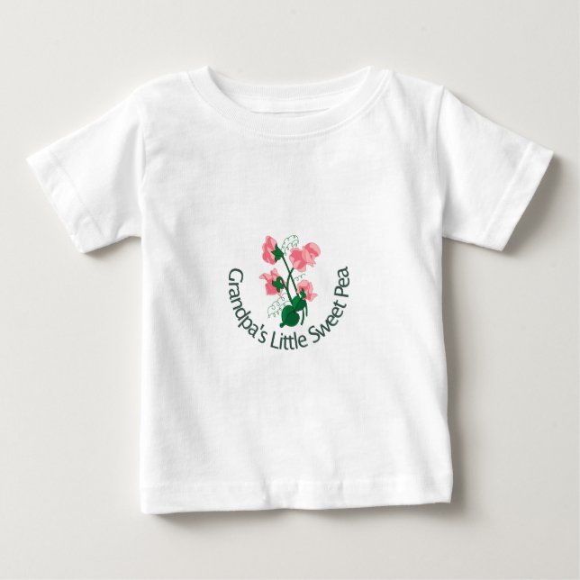 Großväter wenig süße Erbse Baby T-shirt (Vorderseite)