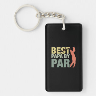 Großvater Zitate Best Papa By Par Golf Schlüsselanhänger