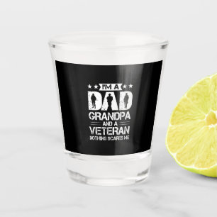 Großvater Zitate Ich bin ein Vater und ein Veter Schnapsglas