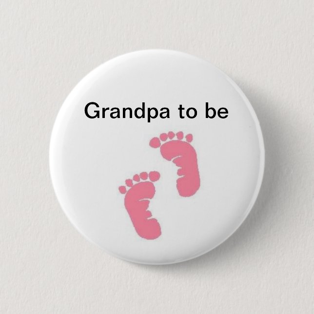 Großvater zum zu sein button (Vorderseite)