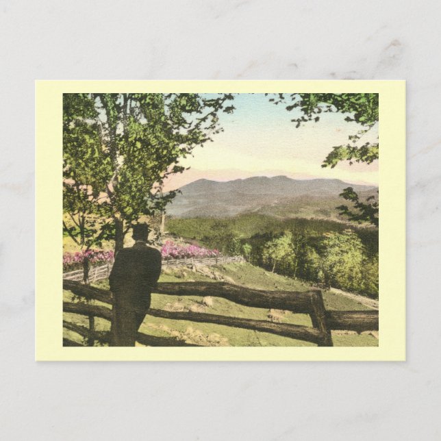 Großvaterberg, North Carolina Vintag Postkarte (Vorderseite)