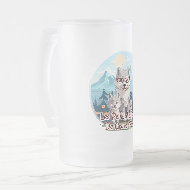 Großvaters kleine Gefolgsmänner Mattglas Bierglas (Vorderseite Links)