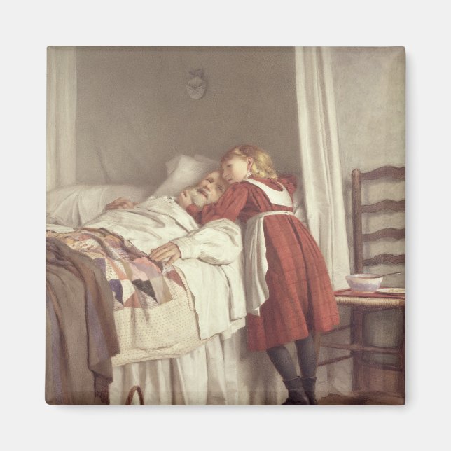 Großvaters kleine Krankenschwester Magnet (Vorne)