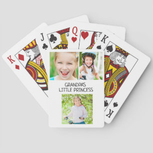 Großvaters kleine Prinzessin 3 Foto Großtochter Spielkarten