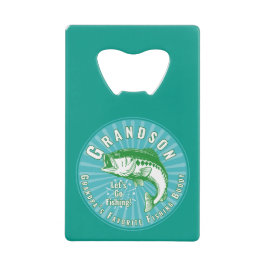 Großvaters Lieblings-Angelbuddy Geldbeutel Flaschenöffner