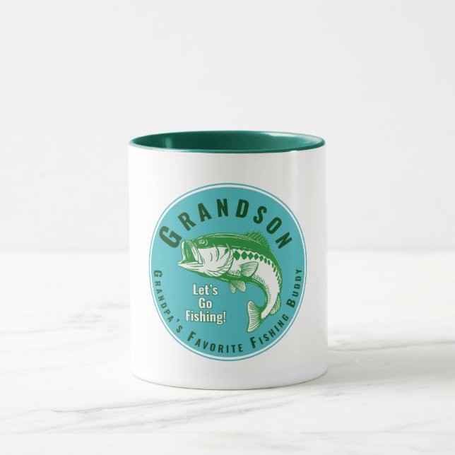 Großvaters Lieblings-Angelbuddy Tasse (Zentrum)