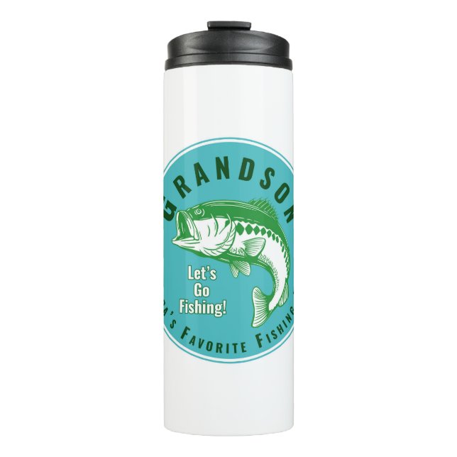 Großvaters Lieblings-Angelbuddy Thermosbecher (Vorderseite)