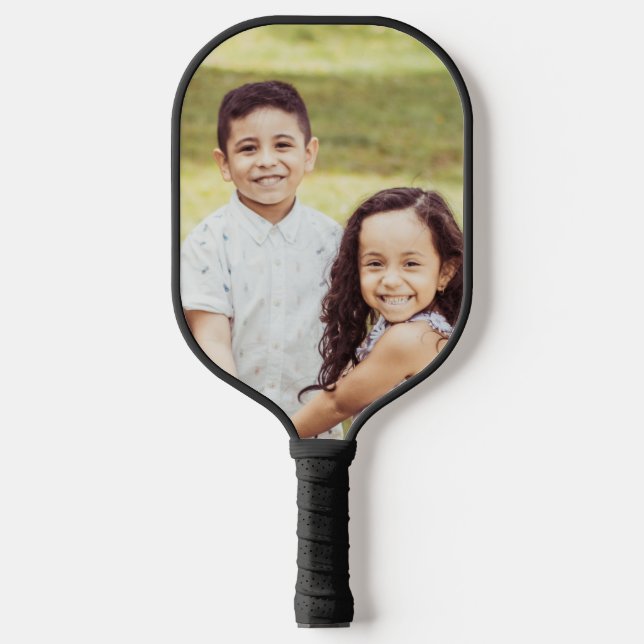 Großvaters Li'l Nuggets! Benutzerdefiniertes Foto  Pickleball Schläger (Vorderseite)