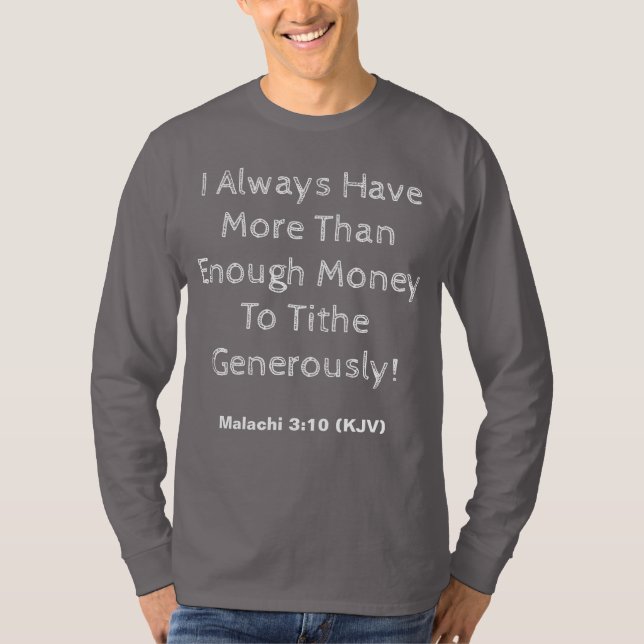 Großzügige Dinge - Zitat - Rauch grau und weiß - T-Shirt (Vorderseite)