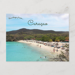 Grote Knip Strand Curaçao Postkarte