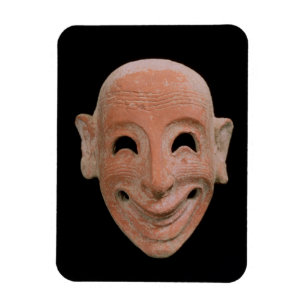 Groteske Maske, von Motya, 6. Jahrhundert BC Magnet