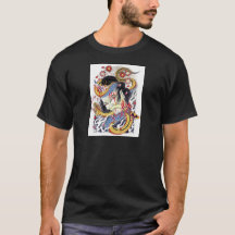 Groteskes Schlangentattoo-Design