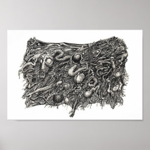 Grotesque Number 1, eingereicht von Brian Benson, Poster