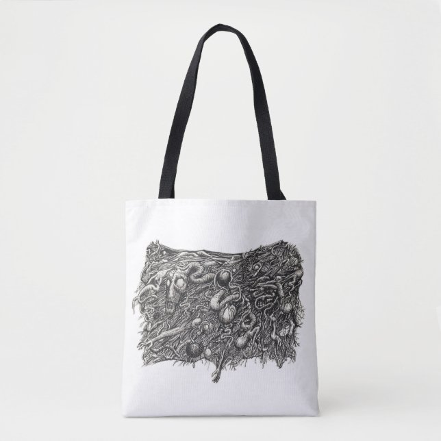 Grotesque Number 1 von Brian Benson Tote Bag Tasche (Vorderseite)