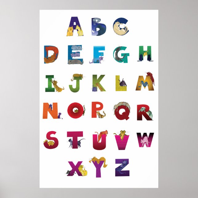 Grotke Alphabet Cats Poster (Vorne)