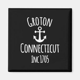 Groton Connecticut Segeln Booten Schifffahrt Boot  Magnet
